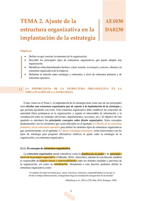 Tema 2 1 1030 Apuntes del tema 2 de implantación de estrategias