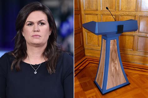 Sarah Huckabee Sanders Faces Controversy Over K Lectern