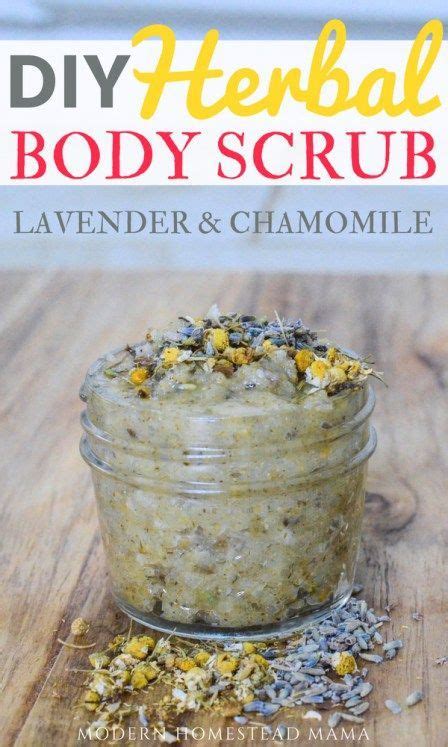 Diy Herbal Body Scrub Simple Lavender Chamomile Recipe Artofit