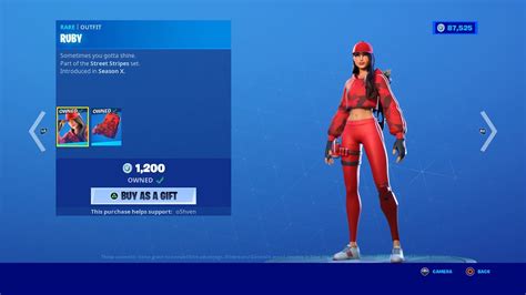 Ruby Skin New Fortnite Item Shop Countdown Live Fortnite Battle Royale Youtube