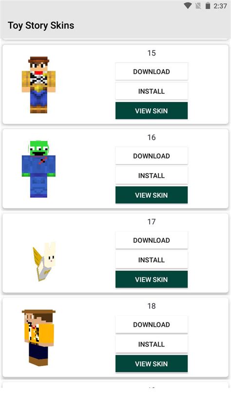 Toy Story Skins For Minecraft Apk Für Android Herunterladen