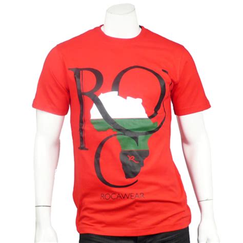 Rocawear Tee Shirt Rocawear Afrique Rouge