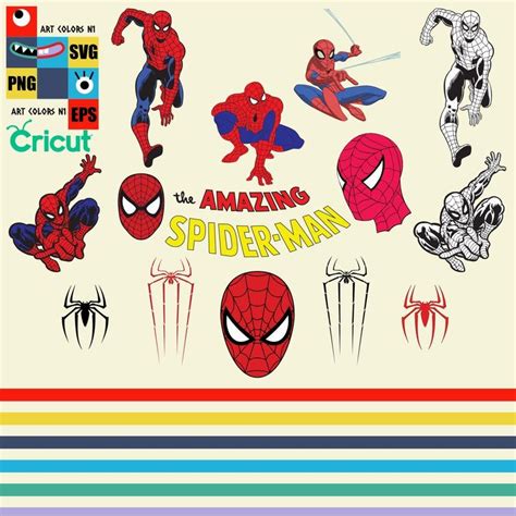 Spiderman Svg Spiderman Logos Spiderman Characters Svg Etsy