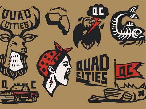 Quad Cities Branding by Kate Libby on Dribbble