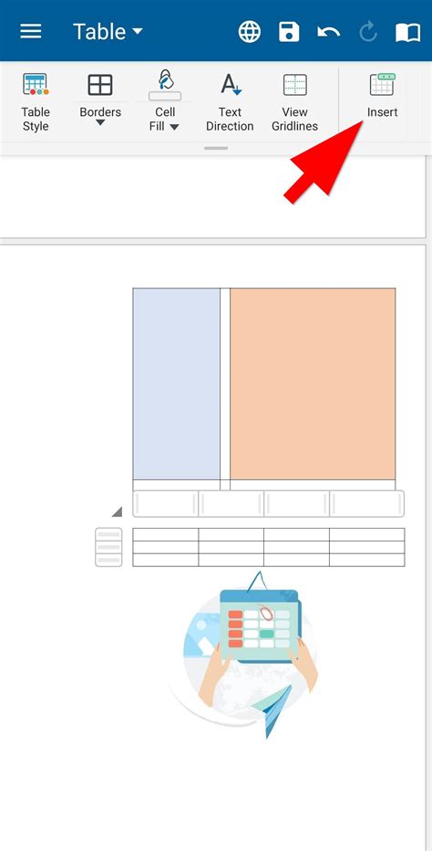 Ajouter Une Ligne Ou Une Colonne Un Tableau Dans Documents Officesuite