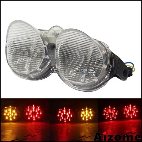 Motorcycle Integrated Tail Light Led Turn Signals Taillight Rear Stop Lamp For Yamaha Yzf R6 Yzf