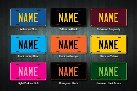 Custom E Bike License Plate Choose Your Text Color Size Etsy Canada