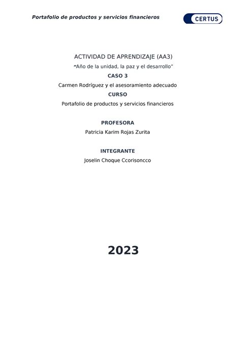 Evaluación Actividad DE Aprendizaje 3 ACTIVIDAD DE APRENDIZAJE AA3