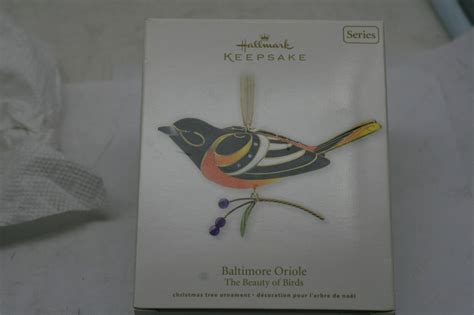 Hallmark Keepsake Beauty Of Birds Baltimore Oriole Ornament Ga Ebay