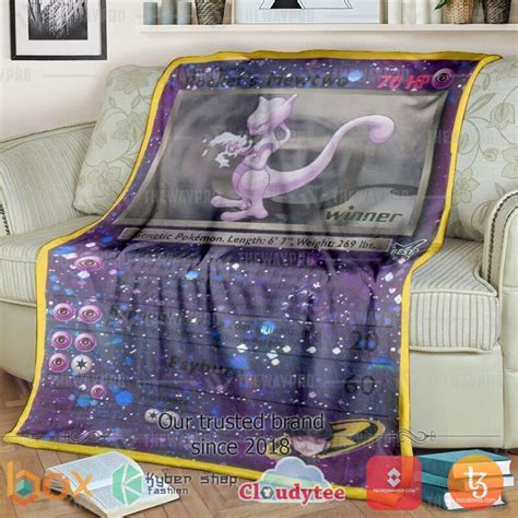 Pokemon Rockets Mewtwo Blanket 2 Morequilt