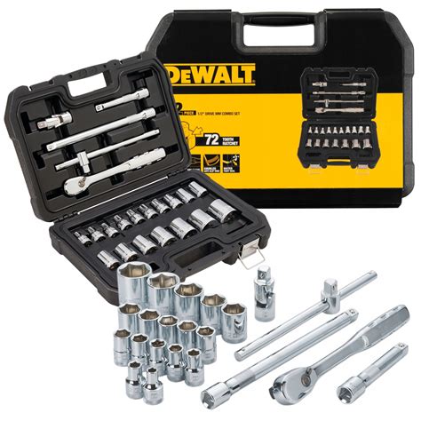 DEWALT ชดลกบอกซ เซท 22 ชน DWMT19241 1 1 2 In Drive Metric