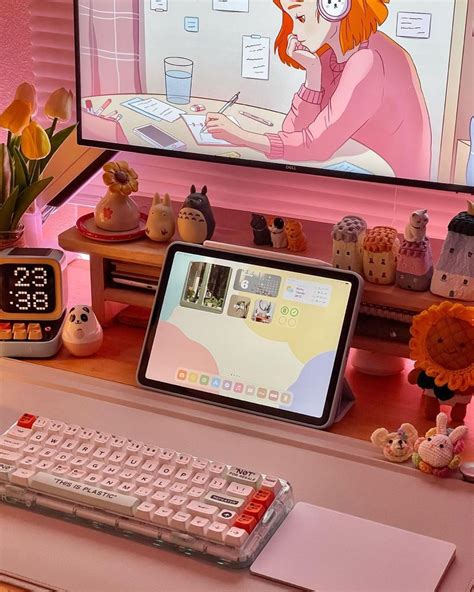 Desk Inspo Workspace Inspiration Room Inspo Room Inspiration Neon