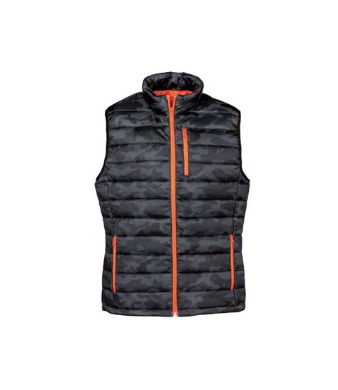 Gilet matelassé camo trek bleu City Guard