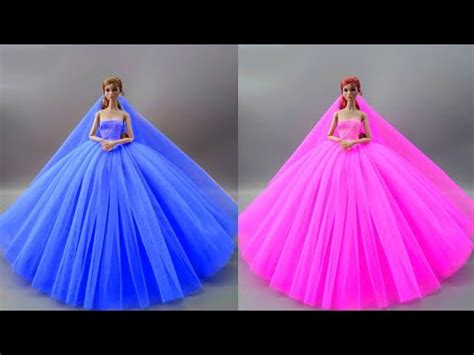 DIY Barbie Dresses With Balloons Easy No Sew Clothes For Barbies