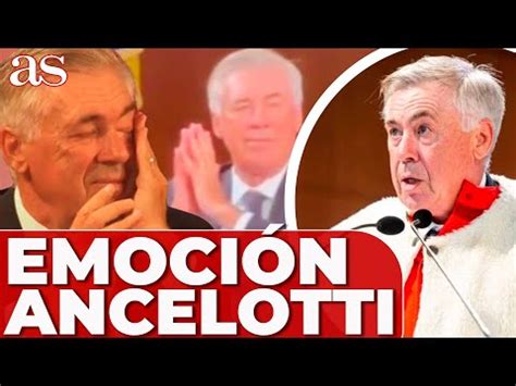 Ancelotti Homenaje Madridista Que Le Ha Hecho Llorar En Italia Youtube