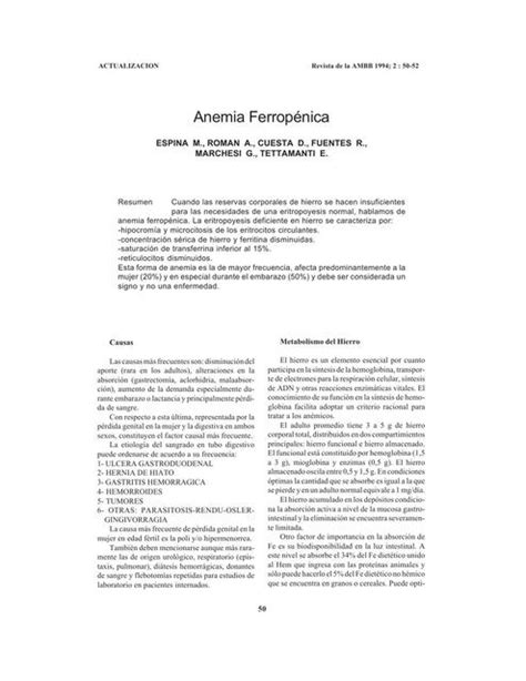 Anemia Ferropenica Joy UDocz