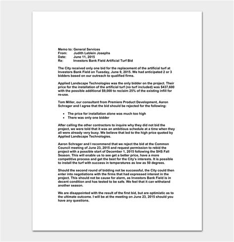 Bid Rejection Letter 10 Samples Examples