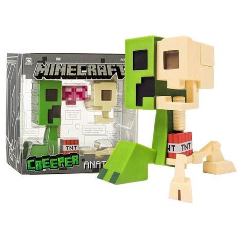 Minecraft Creeper Anatomy Deluxe Vinyl Figure 7 Pieces Brand New In