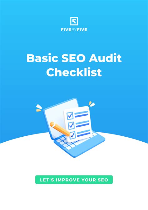 Basic Seo Audit Spreadsheet Five By Five