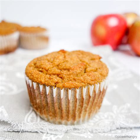 Vegan Applesauce Chickpea Flour Muffins No Oil Powerhungry®