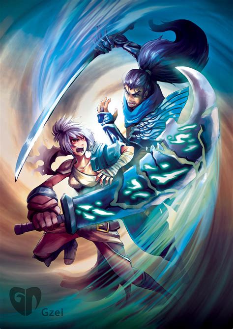 Riven Vs Yasuo By Gzei On Deviantart