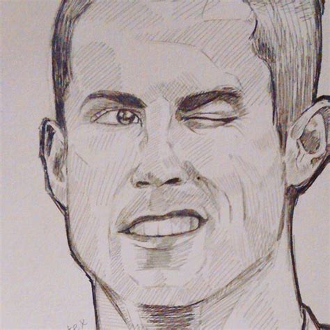 Como Dibujar A Cristiano Ronaldo By Robertoartex Como Dibujar Un