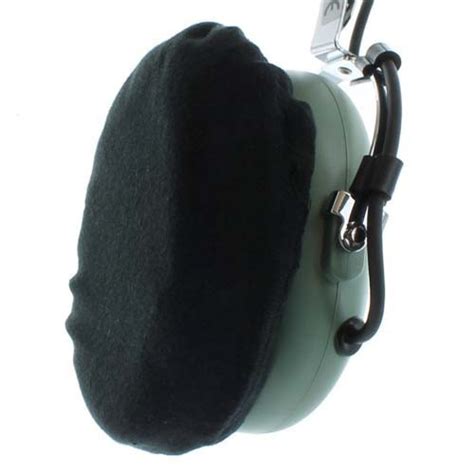 Black Cotton Ear Covers Pair