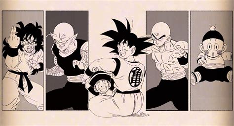 Son Goku Son Gohan Piccolo Yamcha Tenshinhan And 1 More Dragon