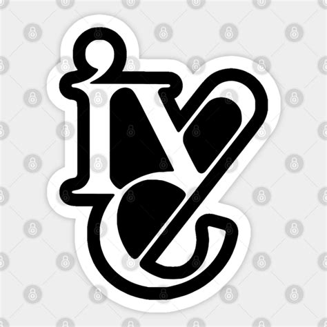 ive logo ive sticker teepublic