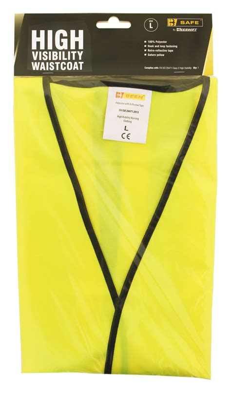 Hi Visibility Vest S Yell Xl Parr Fire Safety