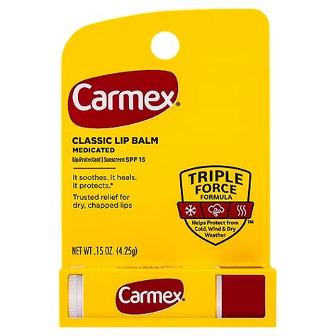 Carmex Original Lip Balm Medicated 15 Oz