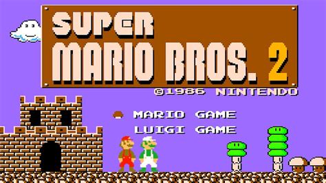 Super Mario Bros 2 The Lost Levels Full Game Walkthrough NES YouTube