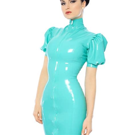 Latex Dress Etsy