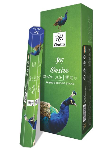 Chakra Joy DESIRE Premium Incense Sticks Zed Black Чакра Джой ЖЕЛАНИЕ