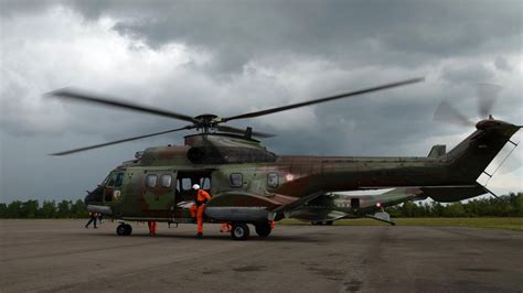 Foto Titik Terang Pencarian Helikopter Bell 412 Milik TNI AD