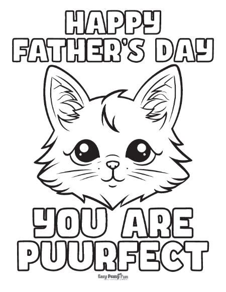 Printable Fathers Day Coloring Pages Easy Peasy And Fun