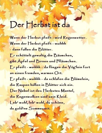 Genial Herbstgedicht 2 Klasse Grundschule