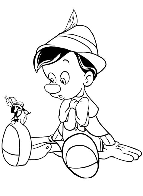 Pinocchio E Il Grillo 2 Disegni Da Colorare Gratis Disegni Da