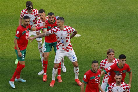 Confira As Imagens Da Partida Entre Cro Cia E Marrocos Pela Copa Do