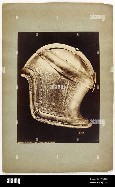 Arab helmet of Abd Allah Muhammad, known as Boabdil, last sultan of the ...