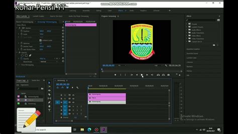 Tutorial Dasar Adobe Premiere Pro Membuat Logo Berkilau Untuk Pemula