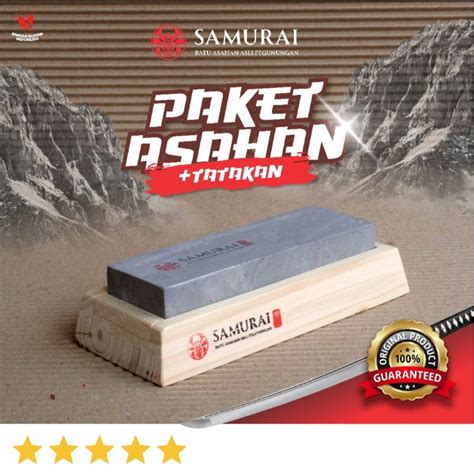 Jual Samurai Asahan Paket Batu Asah Tatakan 15 X 5 X 2 Cm Grit