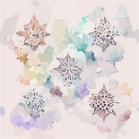 Seamless Christmass Decoraci N Copo De Nieve Aquarelle Navidad Patr N