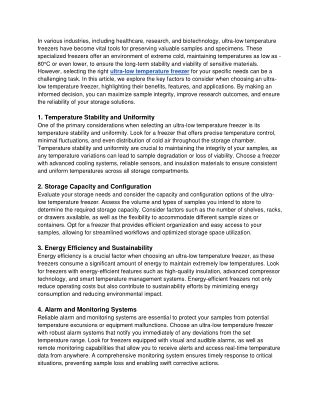 Ppt Ultra Low Temperature Freezer Market Size Analysis Share Value
