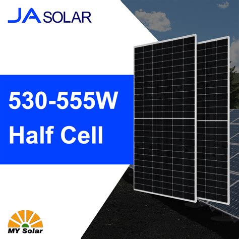 Ja Solar Mbb Half Cell Module Jam72s30 555 Mr 555W 555 Watt Solar Panel