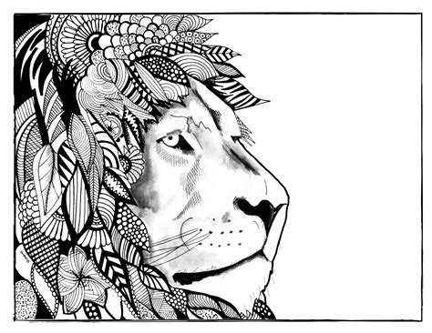 Lion Coloring Pages Printable