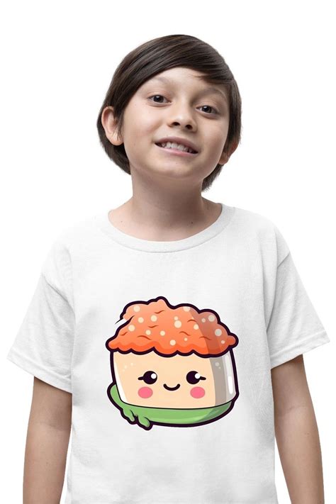 sushi Art T-shirt white