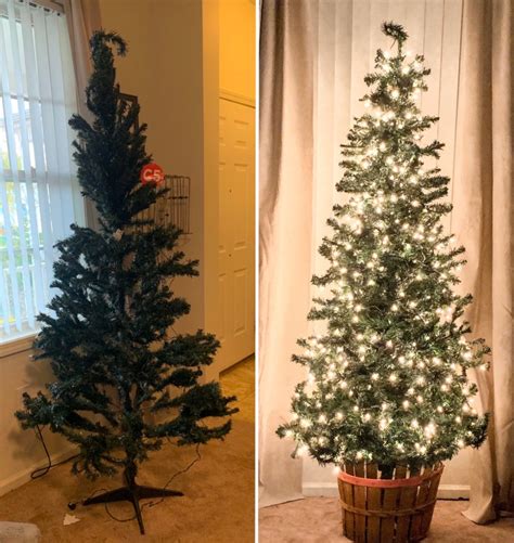 Dollar General Christmas Tree Makeover – Lizzy & Erin