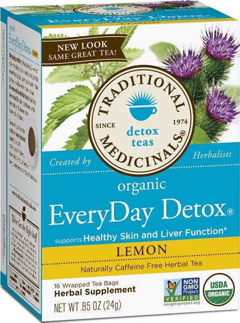 Buy Traditional Medicinals Organic Everyday Detox Tea Lemon 16 Tea Bags For 7 43 Cad Vitasave