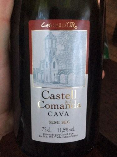 Castell De La Comanda Cava Semi Sec Vivino Australia